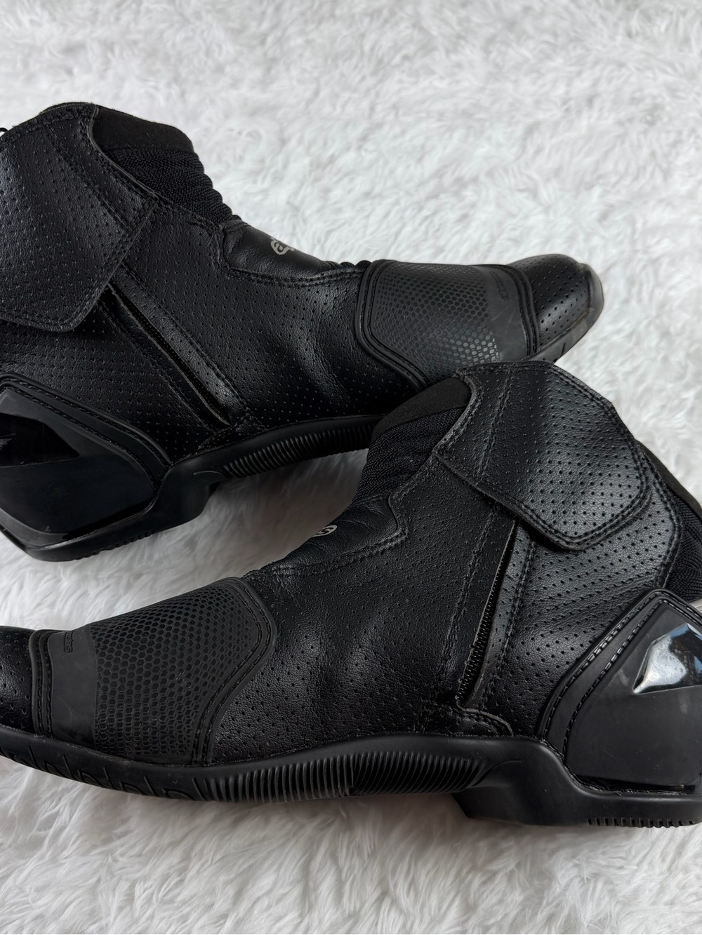 Alpinestars SMX-1 R Vented v2 Motorcycle Boots All Black Men’s 11.5 EUR 46 Moto - Picture 11 of 15